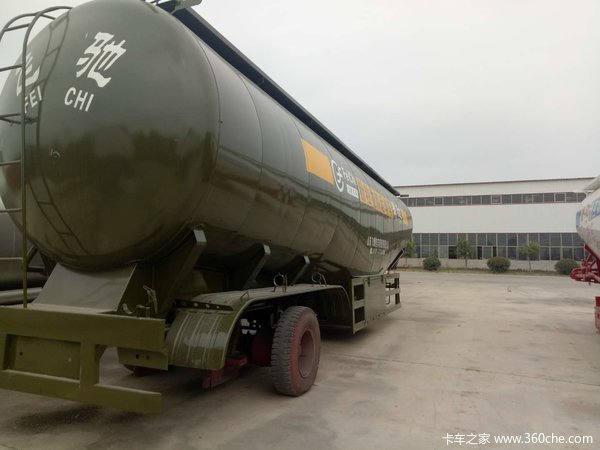 散装水泥罐车，下灰车，厂家直销粉粒物料运输半挂车图片