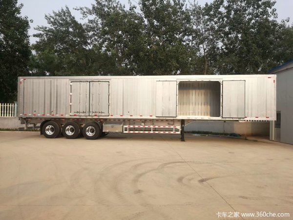 央企品牌-质量保证-轻量化-多载货-节省燃油-使用寿命长-回收残值高厢式半挂车图片