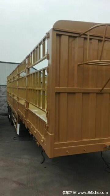 平板后翻，侧翻，苍蓝车销售厢式半挂车图片