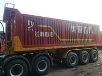 8.5米自卸后翻半挂车自卸半挂车图片