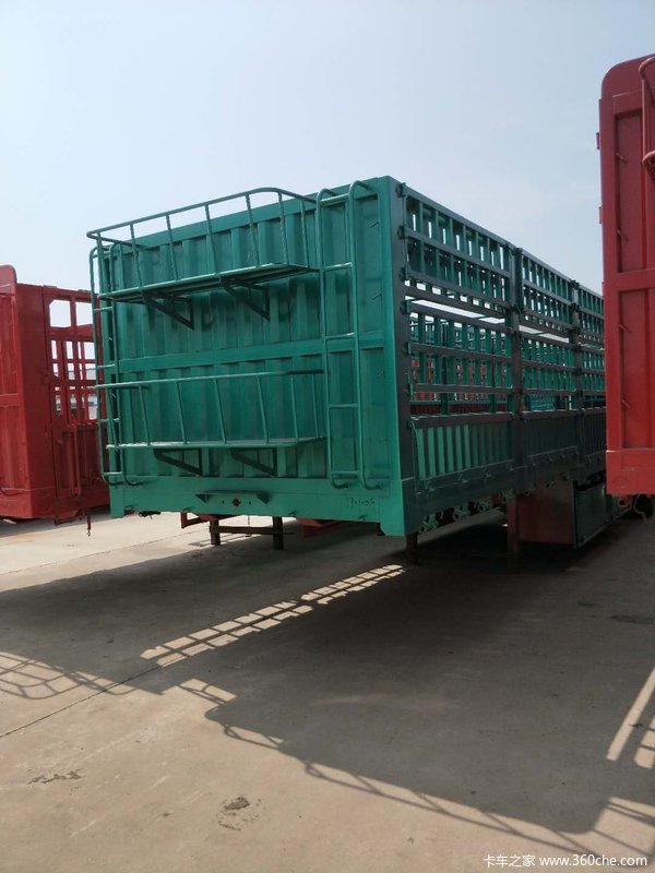 13米重型拉粮车仓栅式半挂车图片