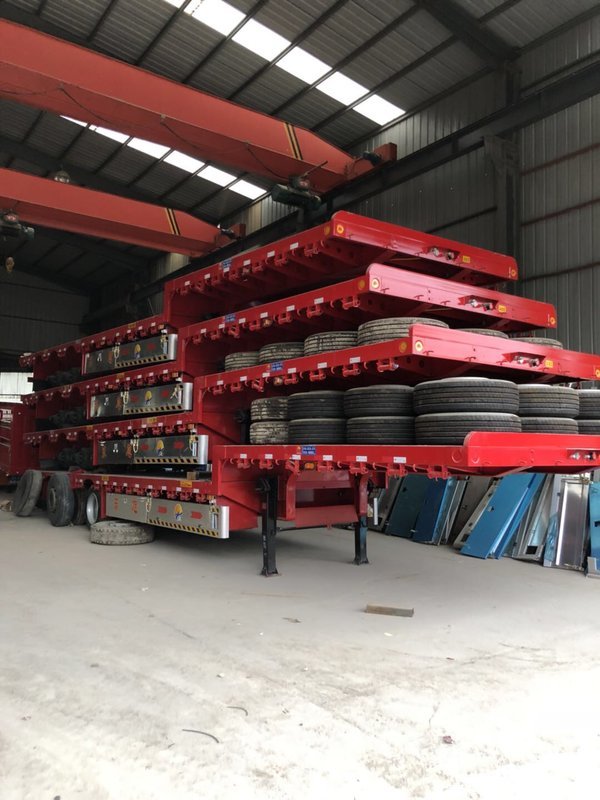 13米花栏半挂车仓栅式半挂车图片