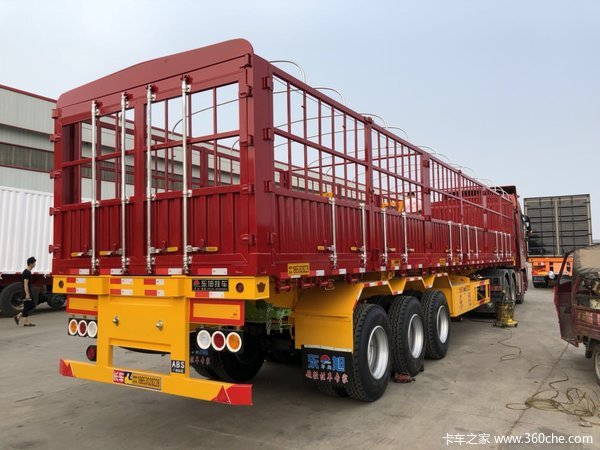 13米花栏半挂车仓栅式半挂车图片