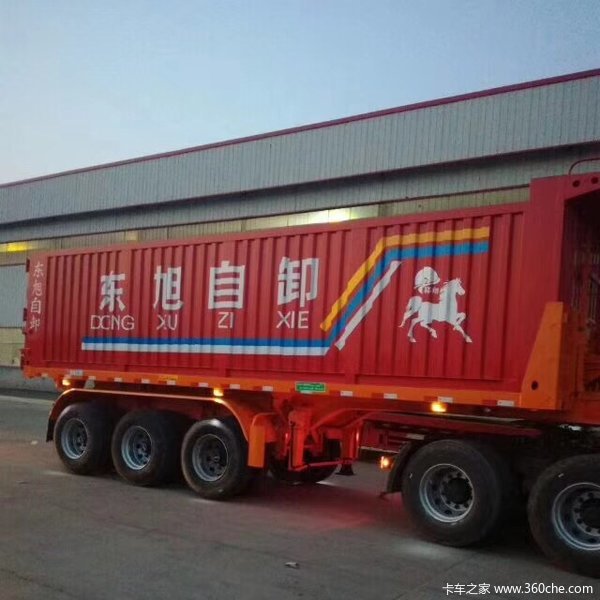 13米花栏半挂车仓栅式半挂车图片