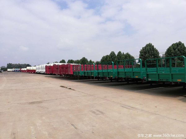 仓栅半挂车！仓栅式半挂车图片