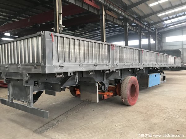 超轻宝钢13米仓柵式半挂车仓栅式半挂车图片