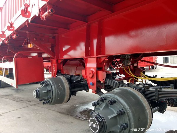 轻量化设计，厂家直销，13米标车侧翻自卸半挂车图片