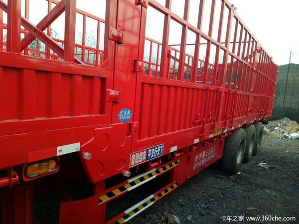 宏驰挂车仓栅式半挂车图片