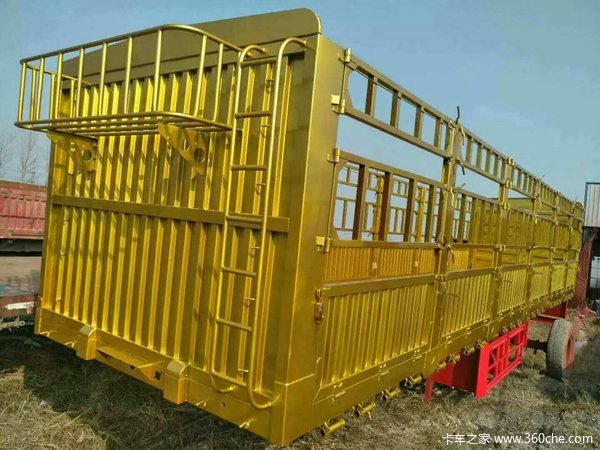 宏驰挂车仓栅式半挂车图片