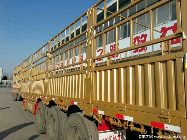 宏驰挂车仓栅式半挂车图片