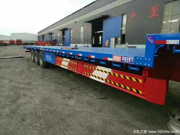 宏驰挂车低平板半挂车图片