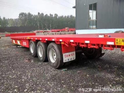宏驰挂车低平板半挂车图片