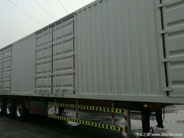 12.95米13.95米14.95米16米骨架高箱车骨架式集装箱半挂车图片