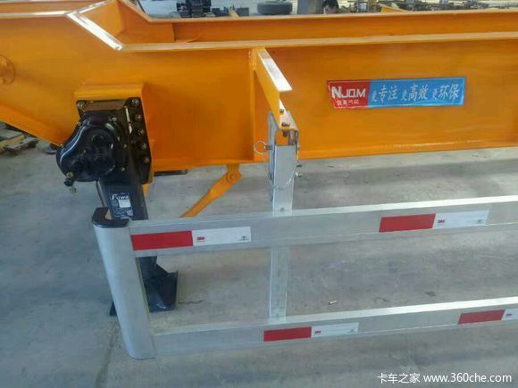 12.95米13.95米14.95米16米骨架高箱车骨架式集装箱半挂车图片