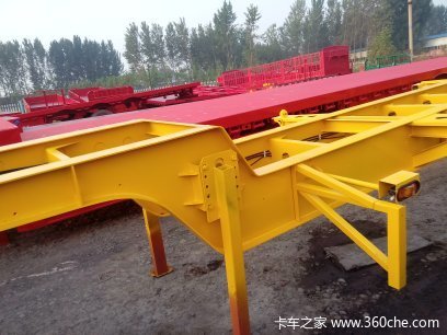 12.95米13.95米14.95米16米骨架高箱车骨架式集装箱半挂车图片