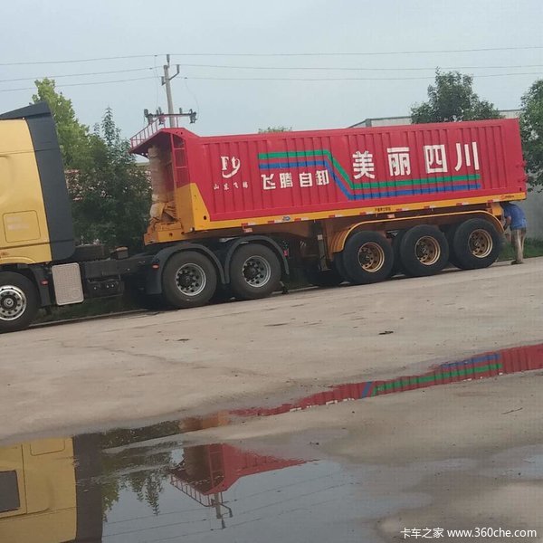 现车销售低平板半挂车图片