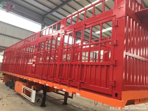 隐形仓栅侧翻，平板侧翻，一体侧翻！（厂家直销）自卸半挂车图片