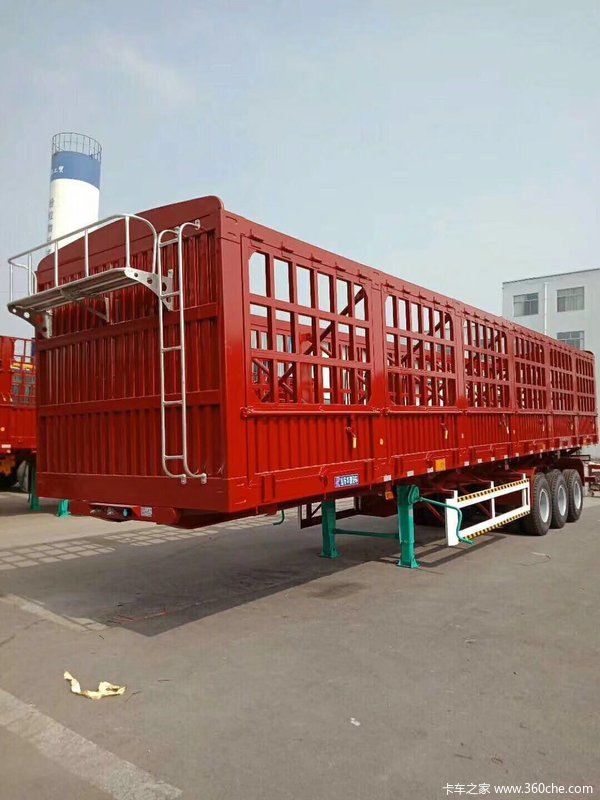 隐形仓栅侧翻，平板侧翻，一体侧翻！（厂家直销）自卸半挂车图片