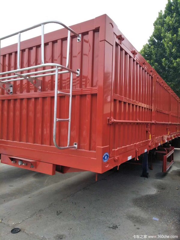 隐形仓栅侧翻，平板侧翻，一体侧翻！（厂家直销）自卸半挂车图片