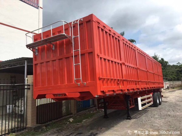 隐形仓栅侧翻，平板侧翻，一体侧翻！（厂家直销）自卸半挂车图片
