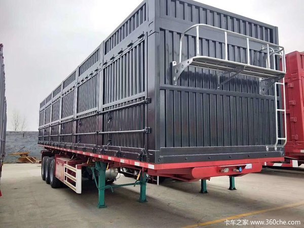 隐形仓栅侧翻，平板侧翻，一体侧翻！（厂家直销）自卸半挂车图片