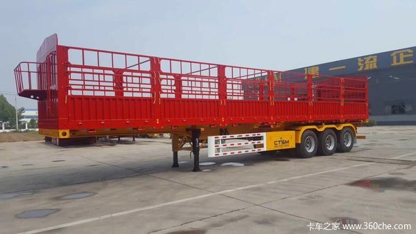 集装箱骨架车，物流主力车型！集装箱式半挂车图片