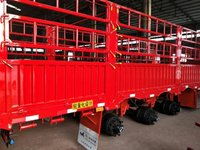 厂家直销各种半挂车,苍栏半挂车仓栅式半挂车图片