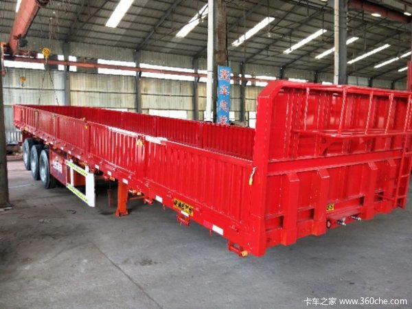 厂家直销各种半挂车，栏板半挂车栏板式半挂车图片