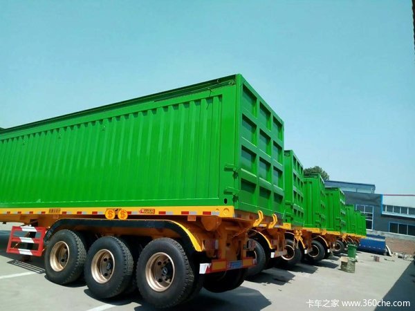 60轻型侧翻，8米–11米后翻自卸自卸半挂车图片