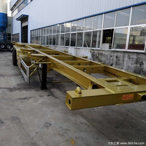 厂家直销各种半挂车，骨架集装箱半挂车骨架式集装箱半挂车图片