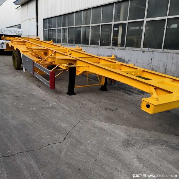 厂家直销各种半挂车，骨架集装箱半挂车骨架式集装箱半挂车图片