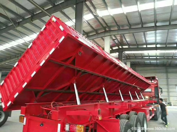 13000/2550/60标箱自卸车自卸半挂车图片