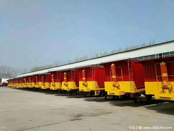 8.5*2.55*1.8后翻自卸半挂车自卸半挂车图片