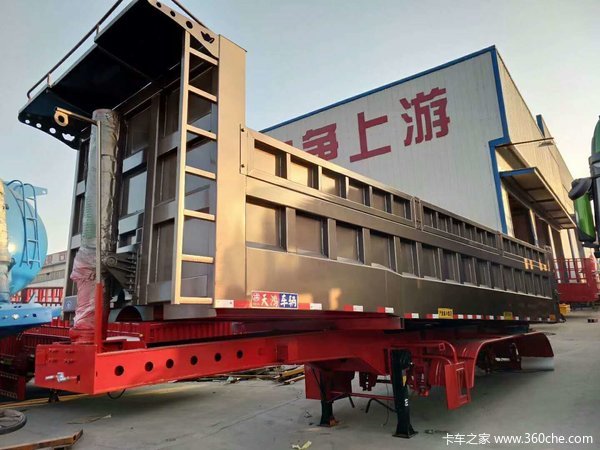 8.5*2.55*1.8后翻自卸半挂车自卸半挂车图片