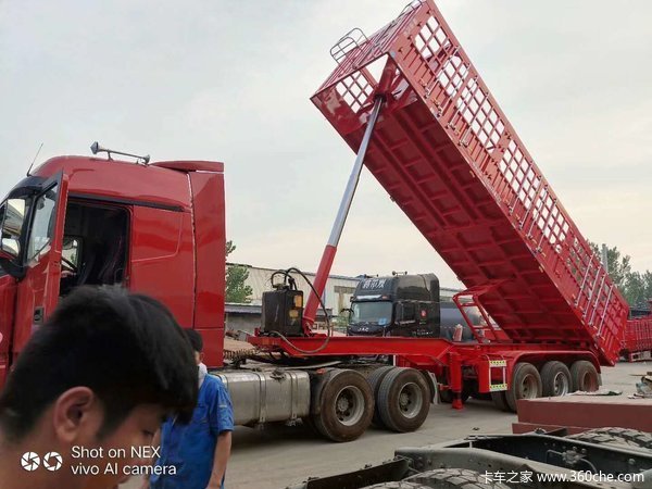 自卸车，只做安全可靠的产品。按照需求，合理设计生产自卸半挂车图片