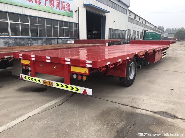 13.75米低平板，前后等宽，物流主力车型，可分期付款！低平板半挂车图片
