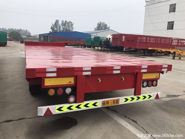 13.75米低平板，前后等宽，物流主力车型，可分期付款！低平板半挂车图片