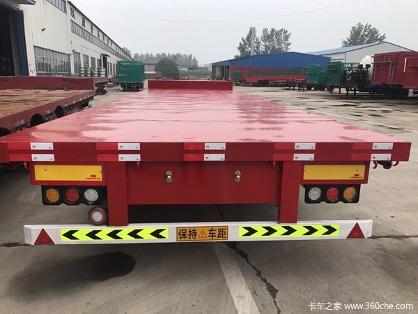 13.75米低平板，前后等宽，物流主力车型，可分期付款！低平板半挂车图片