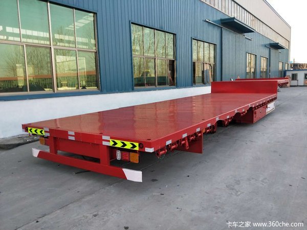 13.75米低平板，前后等宽，物流主力车型，可分期付款！低平板半挂车图片