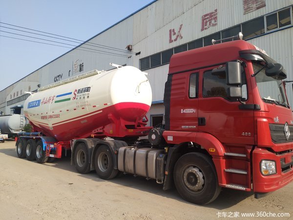 新宇斯派菲勒下灰罐车粉粒物料运输半挂车图片