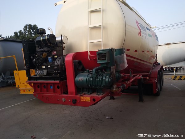 新宇斯派菲勒下灰罐车粉粒物料运输半挂车图片