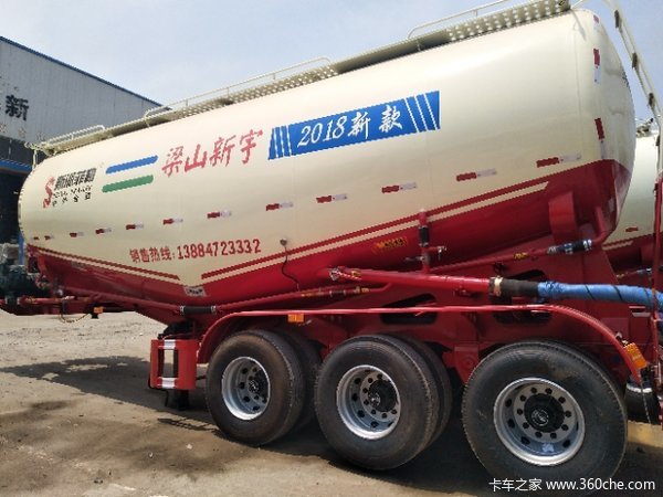 新宇斯派菲勒下灰罐车粉粒物料运输半挂车图片