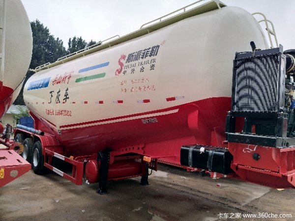 新宇斯派菲勒下灰罐车粉粒物料运输半挂车图片