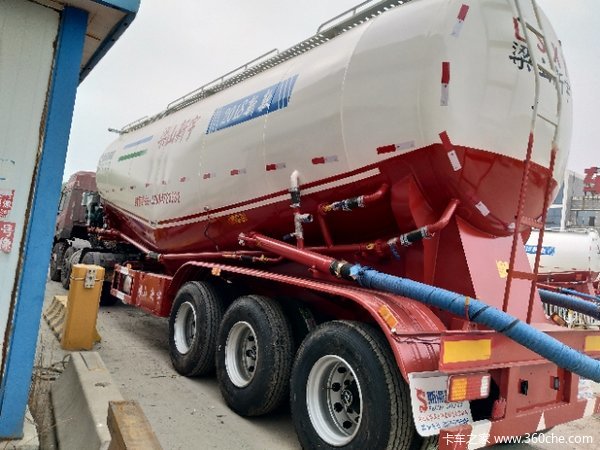 新宇斯派菲勒下灰罐车粉粒物料运输半挂车图片