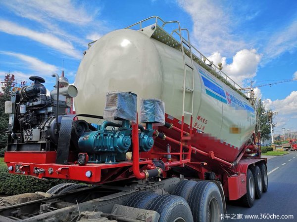 下灰罐车，可全国免附加费罐式半挂车图片