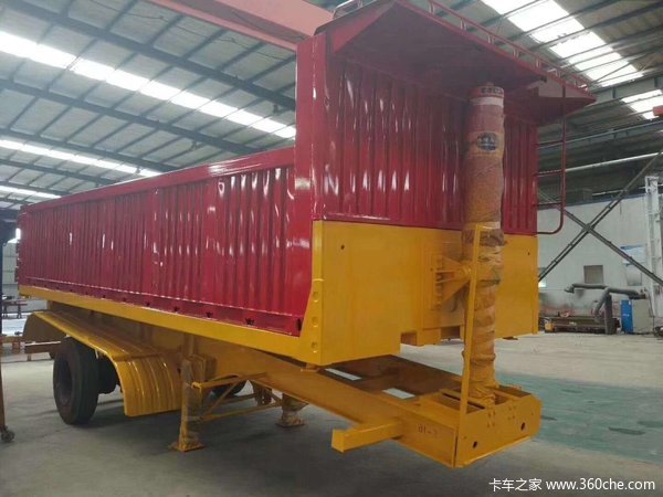 后翻，侧翻半挂车自卸半挂车图片