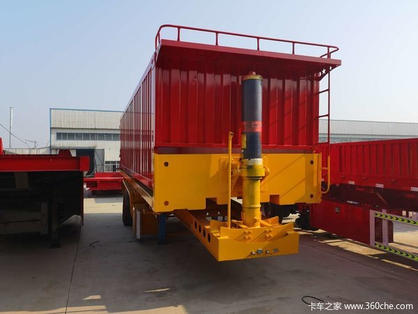 后翻，侧翻半挂车自卸半挂车图片