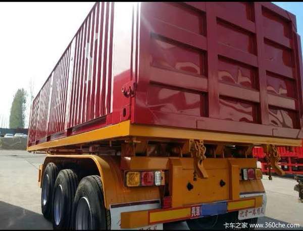 后翻，侧翻半挂车自卸半挂车图片