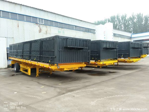 平板式侧翻自卸车，可做平板箱式侧翻，花篮侧翻，专业生产各种自卸半挂车自卸半挂车图片