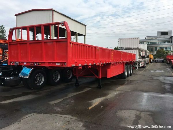 中集通华骨架集装箱半挂车骨架式集装箱半挂车图片